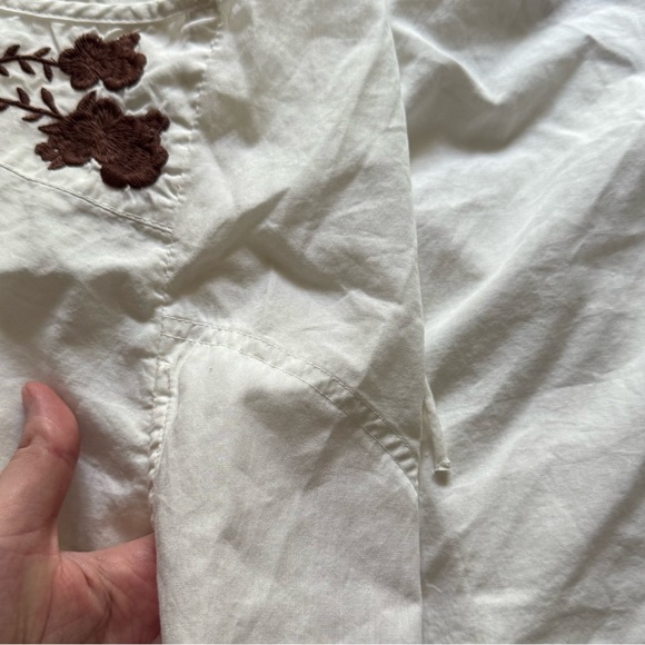 Free People White and Brown Mini Dress - Picture 5 of 7